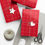 Thumbnail: American Sign Language "I Love You" in White with Red | Holiday Gift Wrap