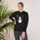 Thumbnail: Snowman with ASL "I Love You" and Cardinal | Snowflakes | Youth Long Sleeve