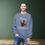 Thumbnail: Merry Christmas ASL "I Love You" in Red with Lights | Unisex Sweatshirt