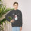 Thumbnail: Snowman with ASL "I Love You" and Cardinal | Snowflakes | Youth Sweatshirt