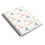 Thumbnail: ASL "I Love You" with Book, Flowers, and Stars Pattern | Spiral Notebook