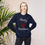 Thumbnail: Merry Christmas ASL "I Love You" in Red with Lights | Unisex Sweatshirt