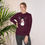 Thumbnail: Snowman with ASL "I Love You" and Cardinal | Snowflakes | Youth Long Sleeve
