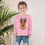 Thumbnail: Rudolph with ASL "I Love You" Antlers | Christmas Lights | Toddler Long Sleeve