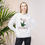 Thumbnail: Merry Christmas ASL "I Love You" in Green with Lights | Unisex Sweatshirt