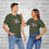 Thumbnail: Cochlear Implant, Books and Coffee, ASL ILY Muted Colors | Unisex Jersey T-Shirt