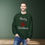 Thumbnail: Merry Christmas ASL "I Love You" in Red with Lights | Unisex Sweatshirt