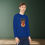 Thumbnail: Rudolph with ASL "I Love You" Antlers  | Christmas Lights | Youth Long Sleeve