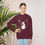 Thumbnail: Snowman with ASL "I Love You" and Cardinal | Snowflakes | Youth Sweatshirt