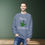 Thumbnail: Merry Christmas ASL "I Love You" in Green with Lights | Unisex Sweatshirt