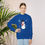 Thumbnail: Snowman with ASL "I Love You" and Cardinal | Snowflakes | Youth Sweatshirt