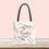 Thumbnail: Custom Name | Happy Reading | American Sign Language & English | Tote Bag