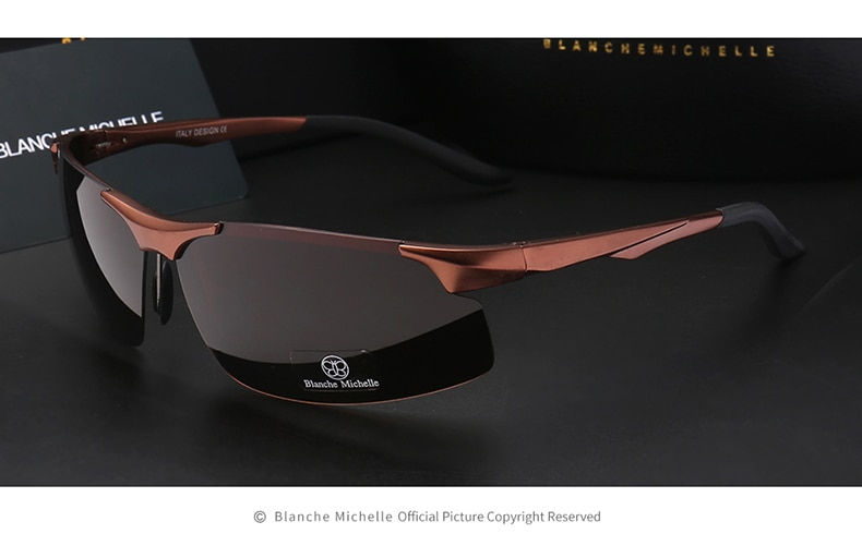 Miniatura: 2020 Aluminum Magnesium Men Sunglasses Polarized Sports Driving Night Vision
