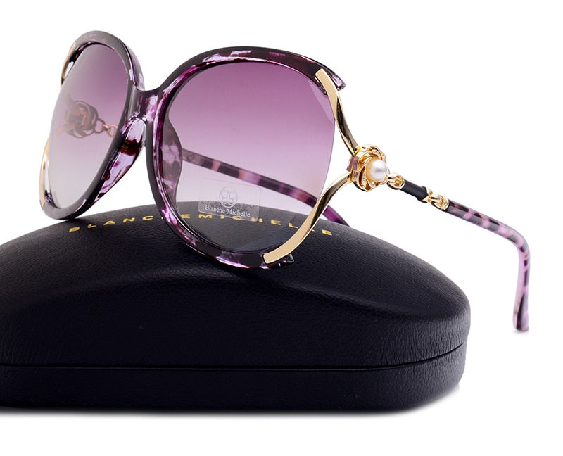 Thumbnail: Women Sunglasses Polarized UV400 Brand Designer High Quality Gradient  With Box