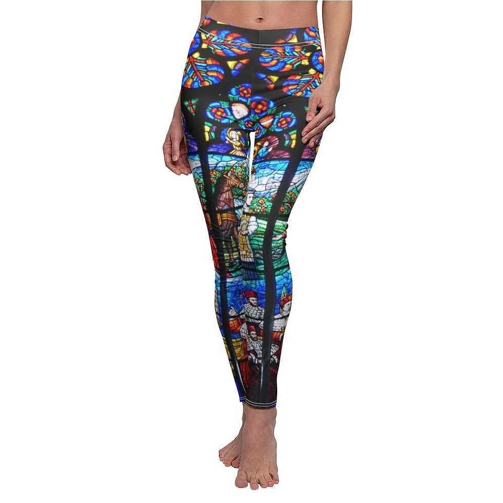 Миниатюра: Stain Glass Colors  Leggings