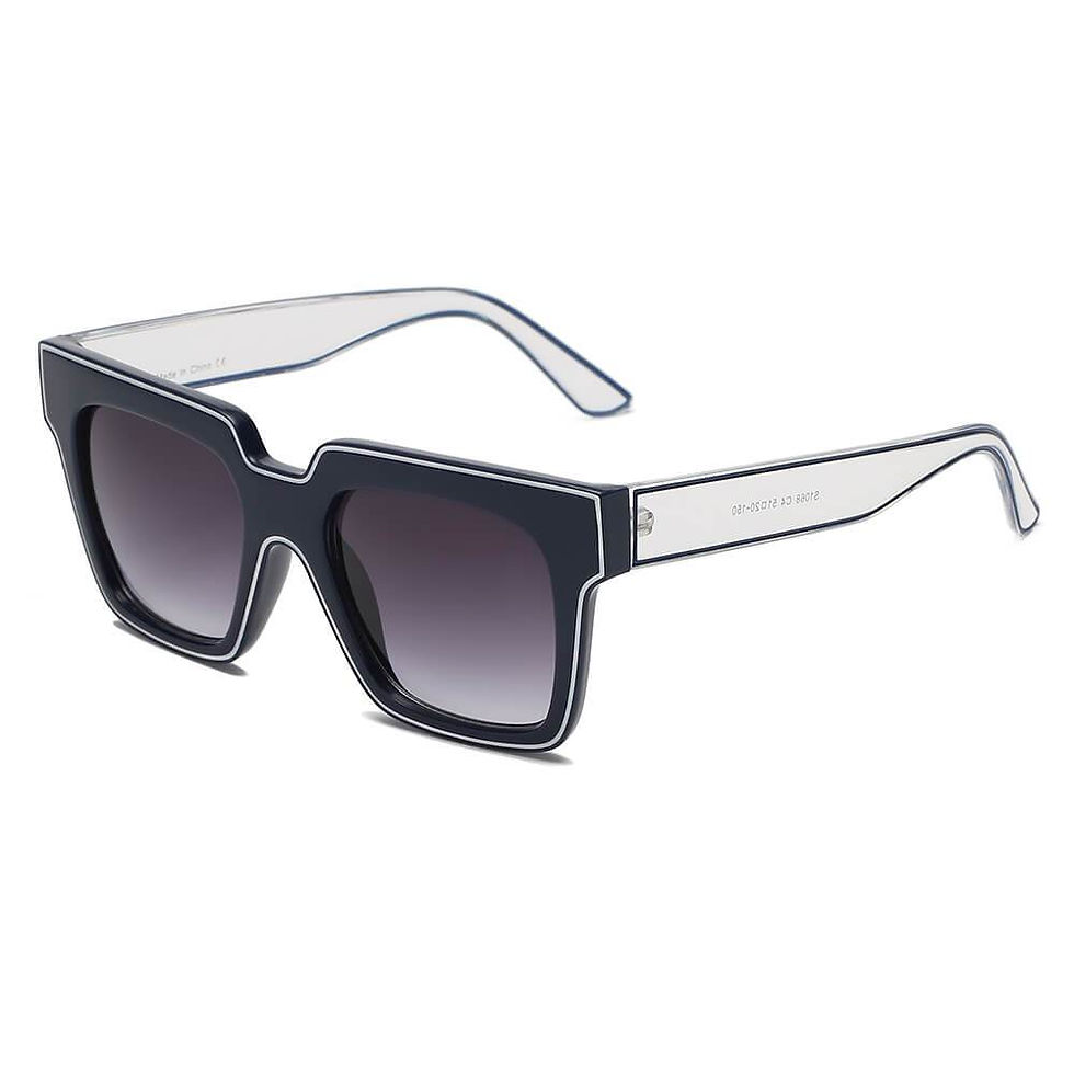 Thumbnail: CAMDEN | S1068 - Women Retro Square Oversize Sunglasses