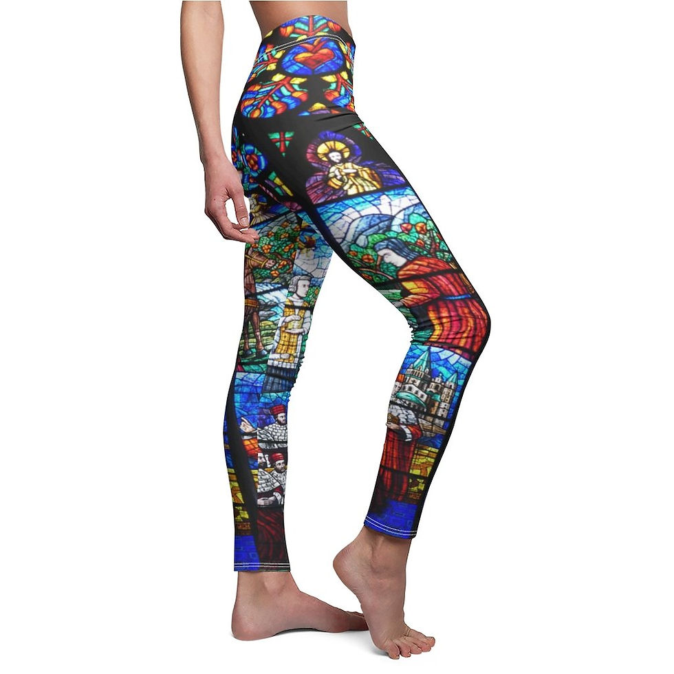 Miniatura: Stain Glass Colors  Leggings
