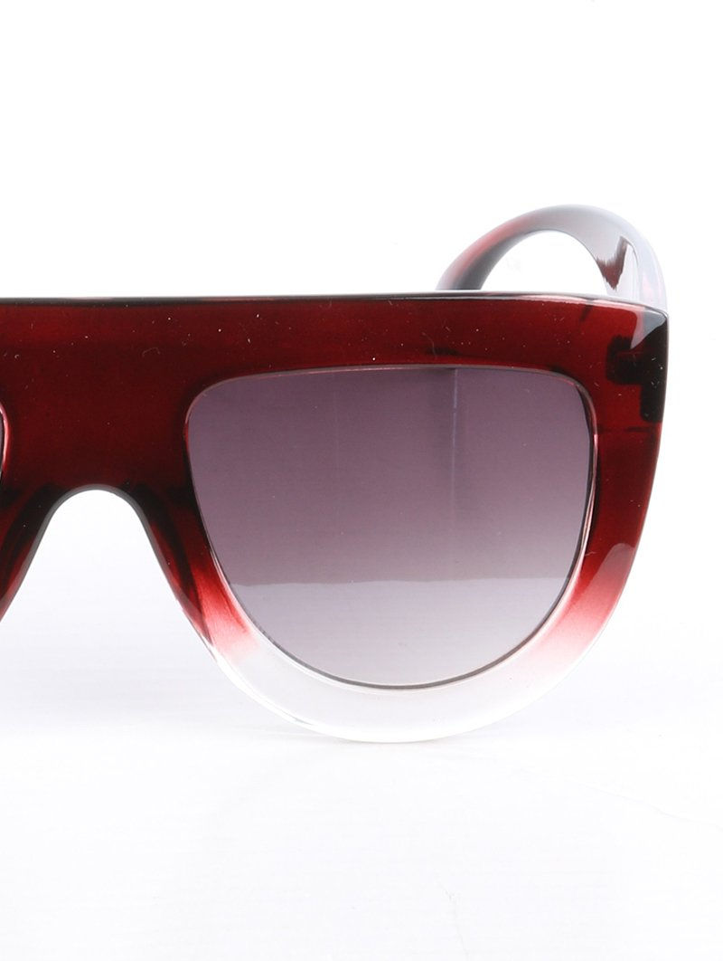 Miniatura: The Fashionista's Wine Flat Top Sunglasses