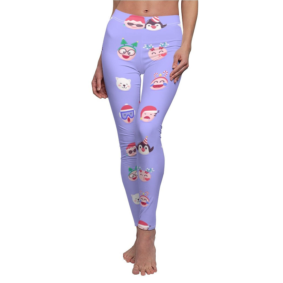 Thumbnail: Christmas / Holiday Emoji Leggings