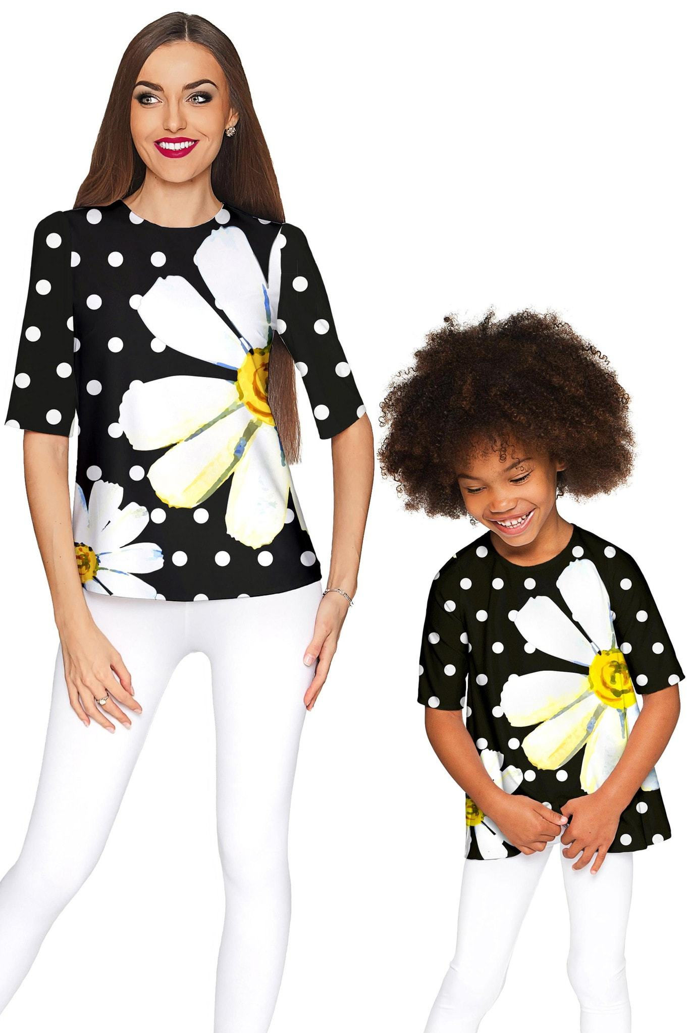 He Loves Me Sophia Elbow Sleeve Party Top - Mommy & Me