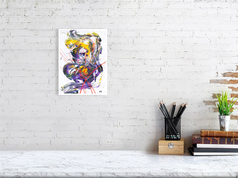 Miniatura: Amatista Painting PRINT