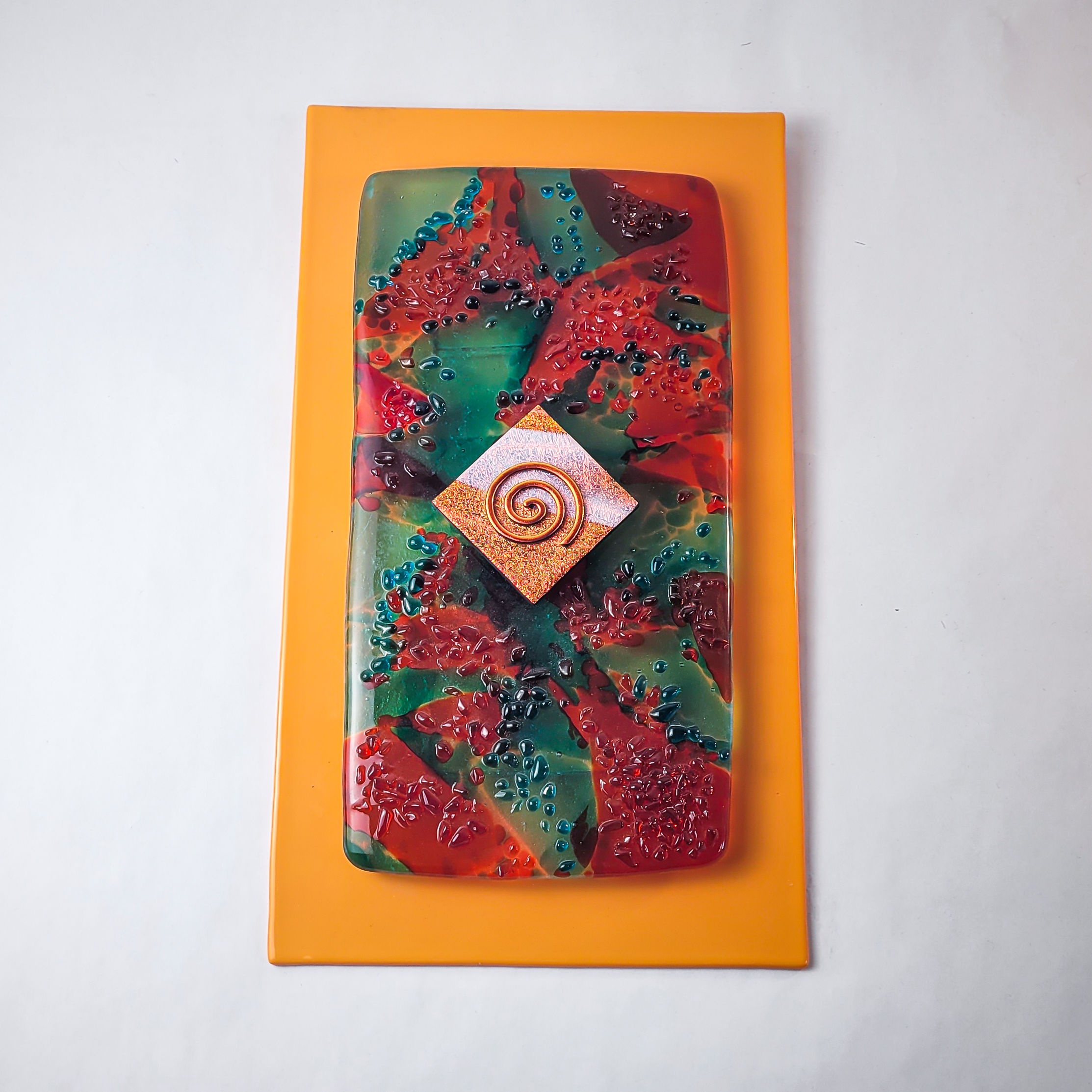Persimmon Swirl Wall Art