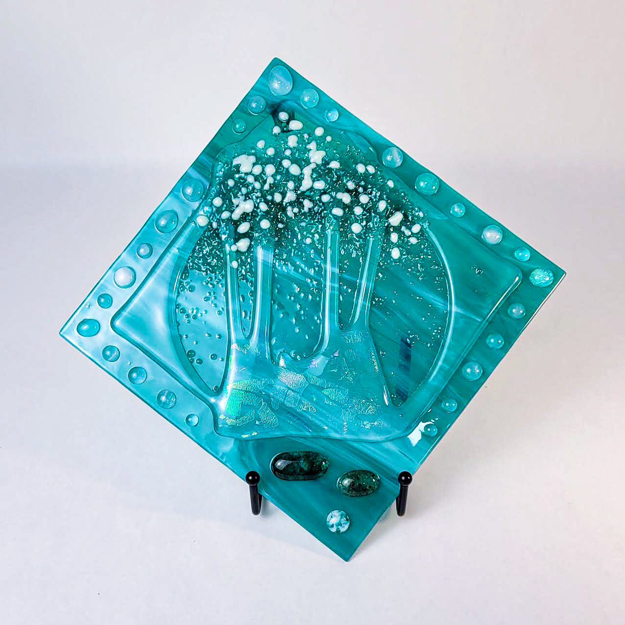 Turquoise Whispering Trees Wall Art