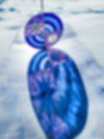 Mystic Sun & Moon Stained Slass Suncatcher