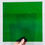 Thumbnail: Dark Green Rough Rolled Stained Glass Sheet Supply