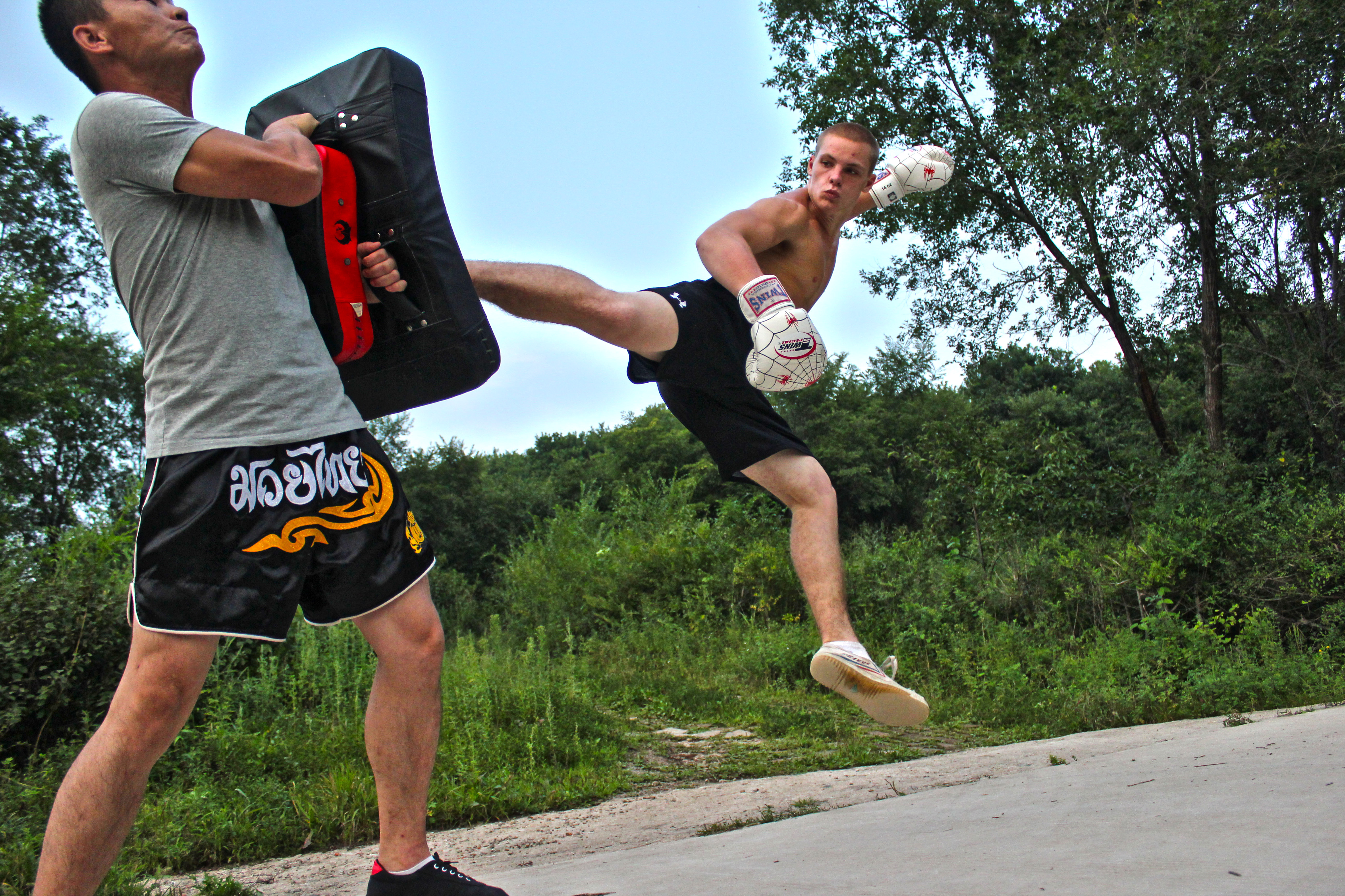 Jumping Turning Side Kick