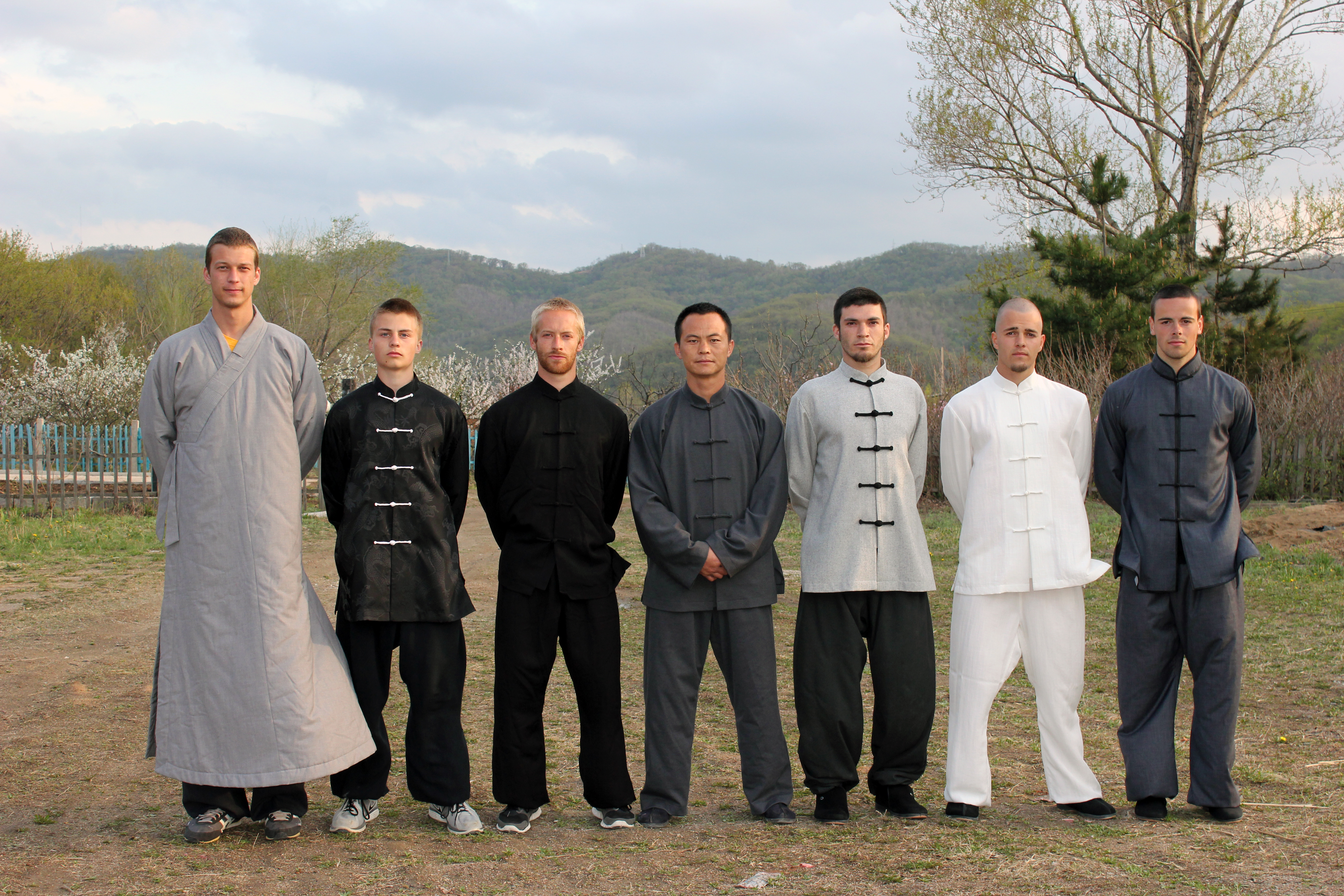 Group Photo in Front of School