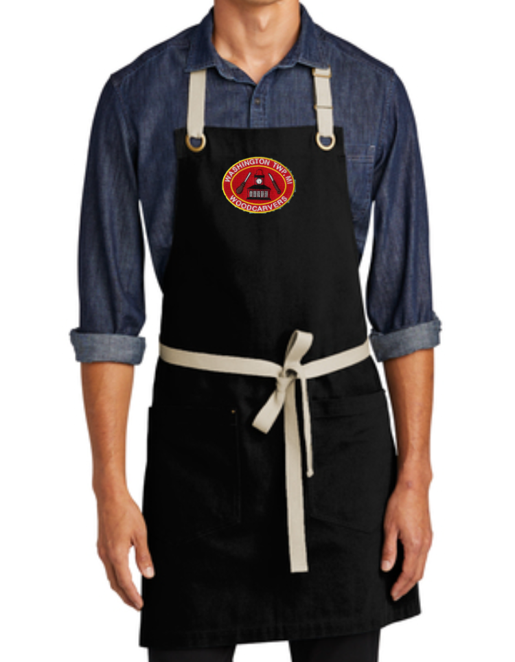 Thumbnail: Canvas Full-Length Two-Pocket Apron