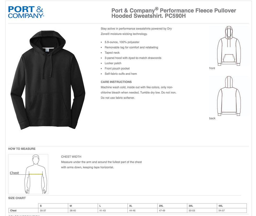 Thumbnail: Summer Classic Performance Fleece Pullover Hooded Sweatshirt