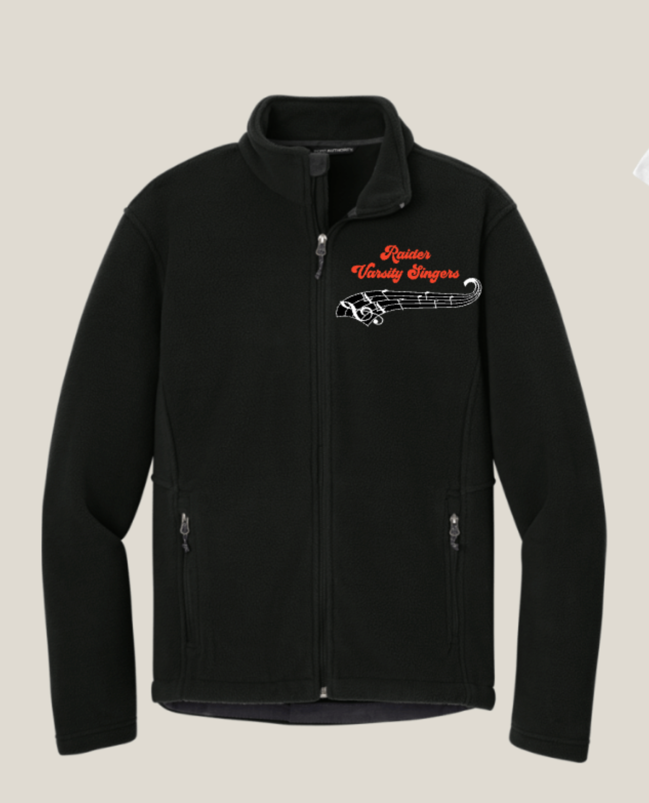 EMBROIDERED FLEECE JACKET UNISEX
