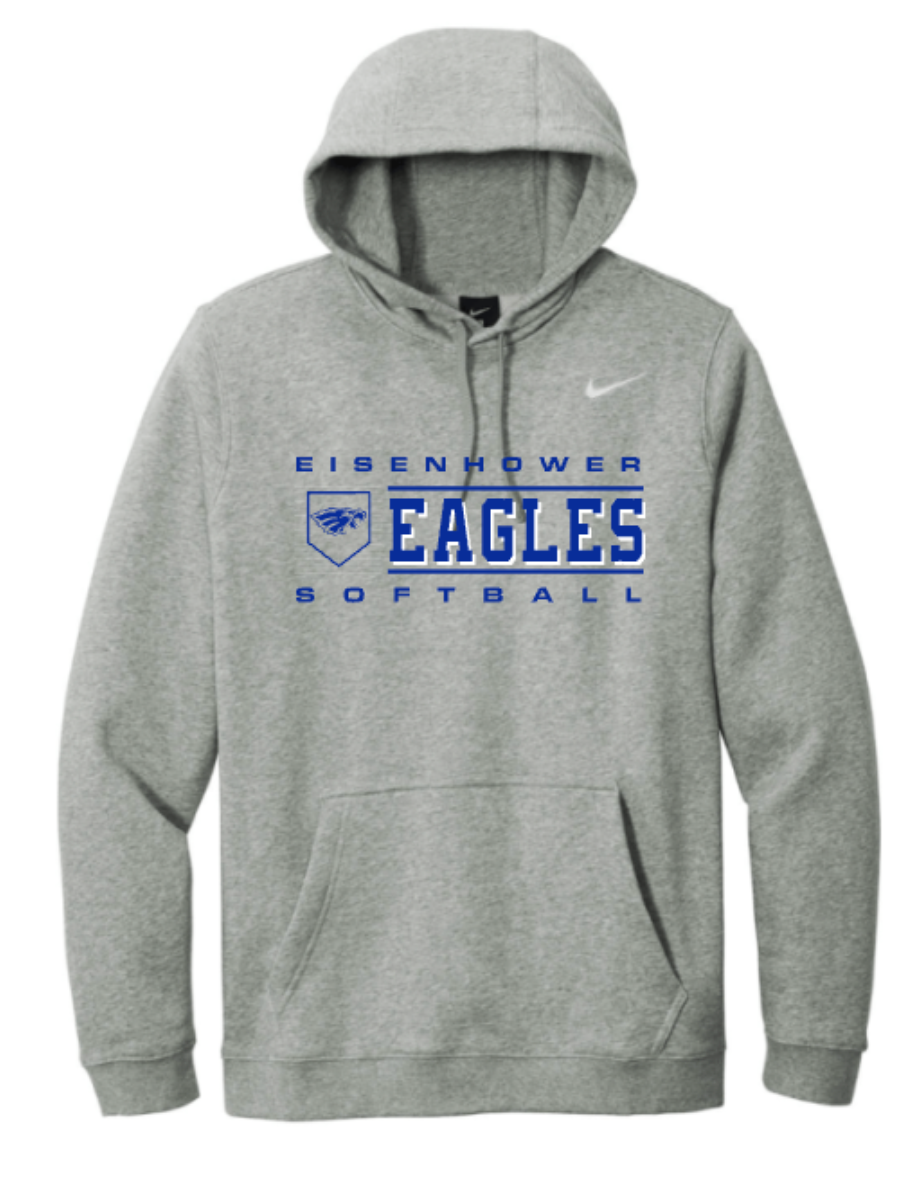 Thumbnail: IKE Softball Nike Club Fleece Pullover Hoodie