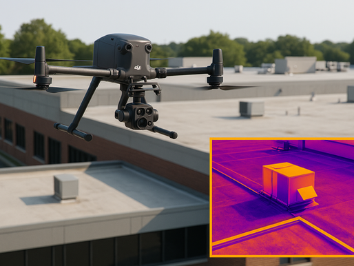 Commercial Roof Inspections Reimagined with the Matrice 4T - a Thermal Drone