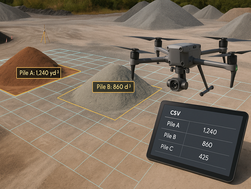 Inventory Confidence with Drone Volumetrics
