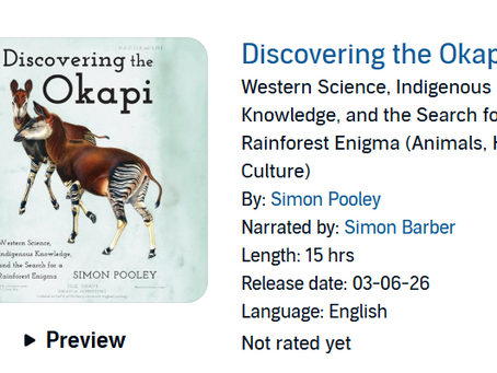 Audiobook of Discovering the Okapi published