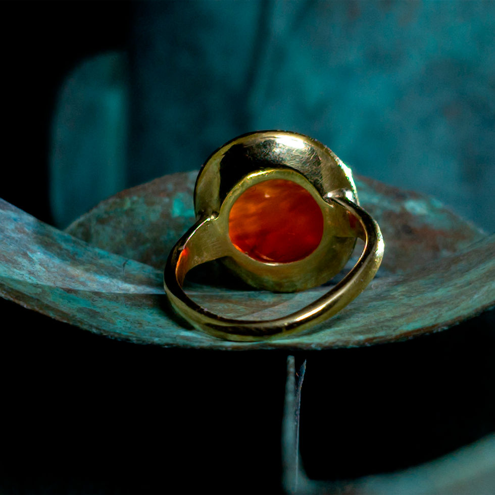 Thumbnail: Double portrait intaglio ring