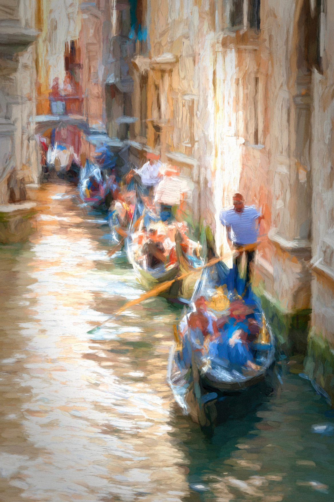 "Gondola Parade" Venice Italy