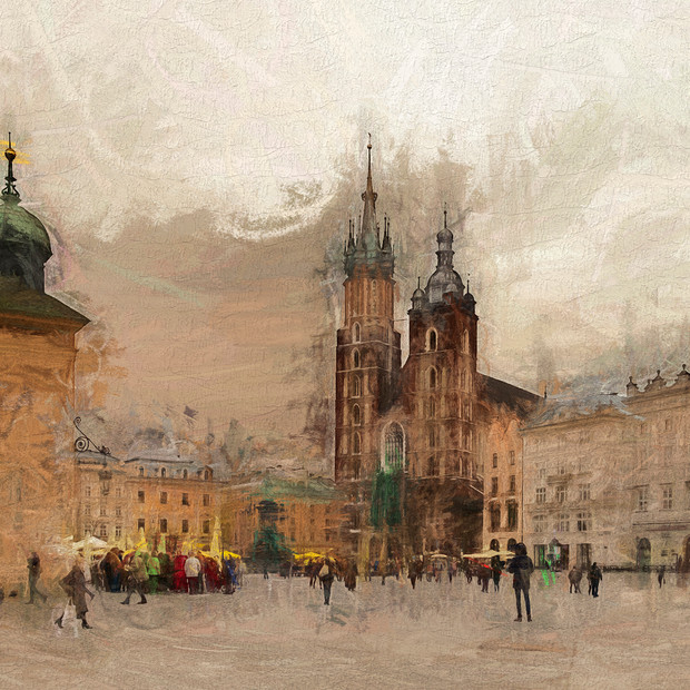 "Town Square" Krakow Poland