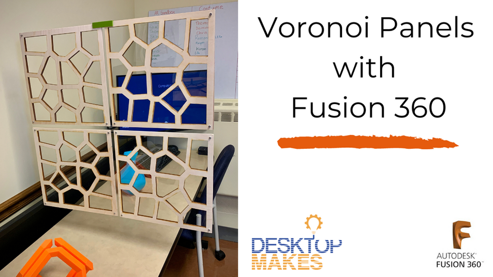 Creating Laser Cut Voronoi Panels in Fusion 360