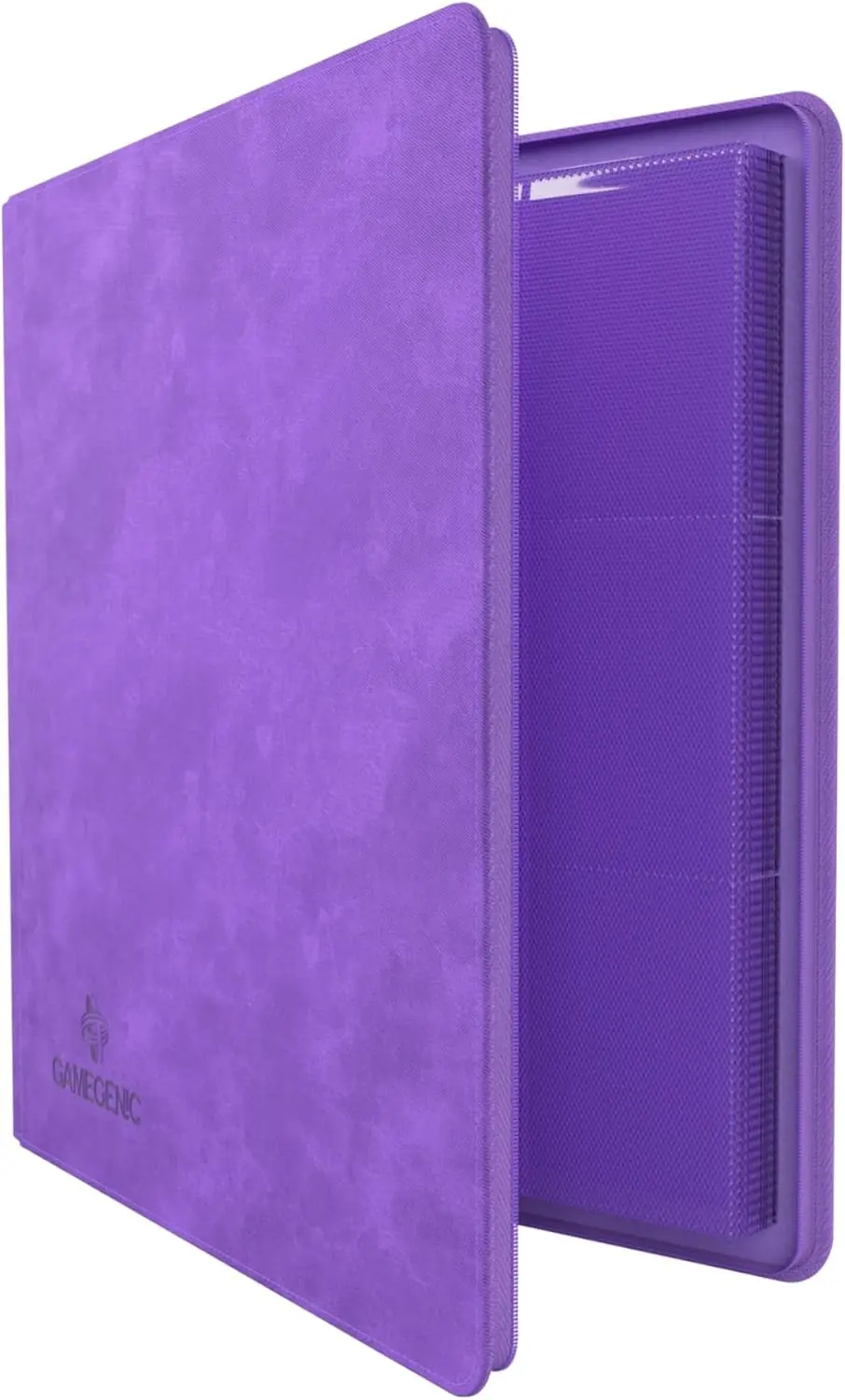 Thumbnail: Purple 12 Pocket Zipper Binder & Free 100 Sleeve Pack