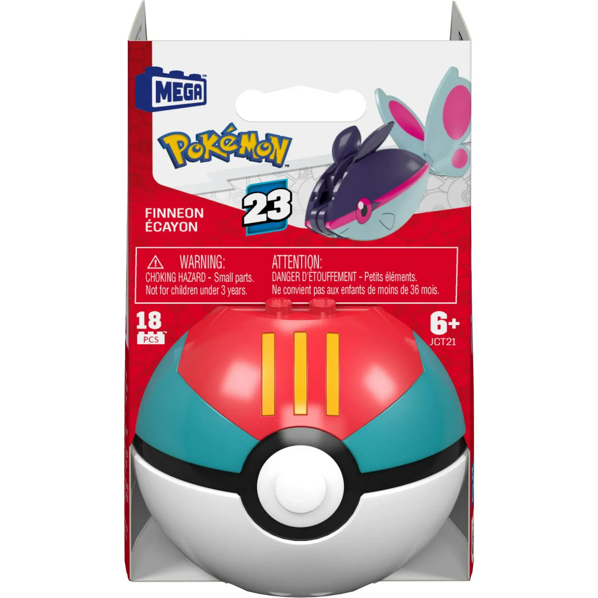 Mega Construx Finneon Series 23 Pokeball
