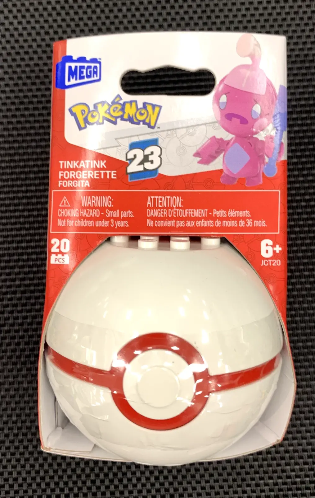 Mega Construx Tinkatink Series 23 Pokeball