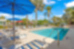 Large pool area