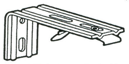Thumbnail: AG201  "L" Bracket with Snap-In Clip