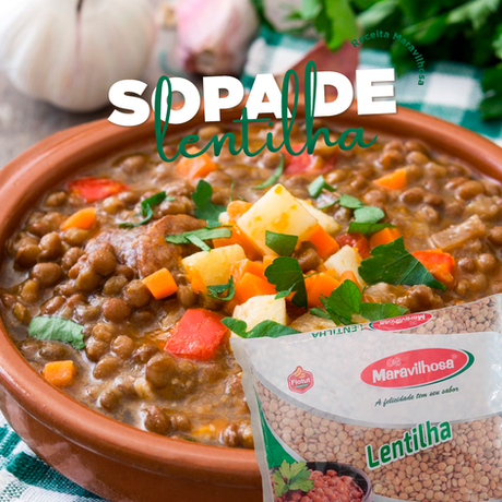 Receita Sopa de Lentilha