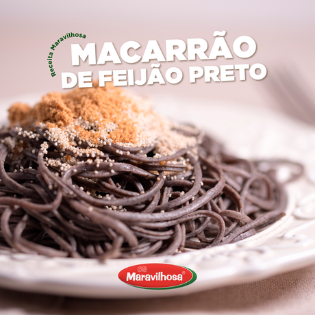 Macarrão de Feijão Preto