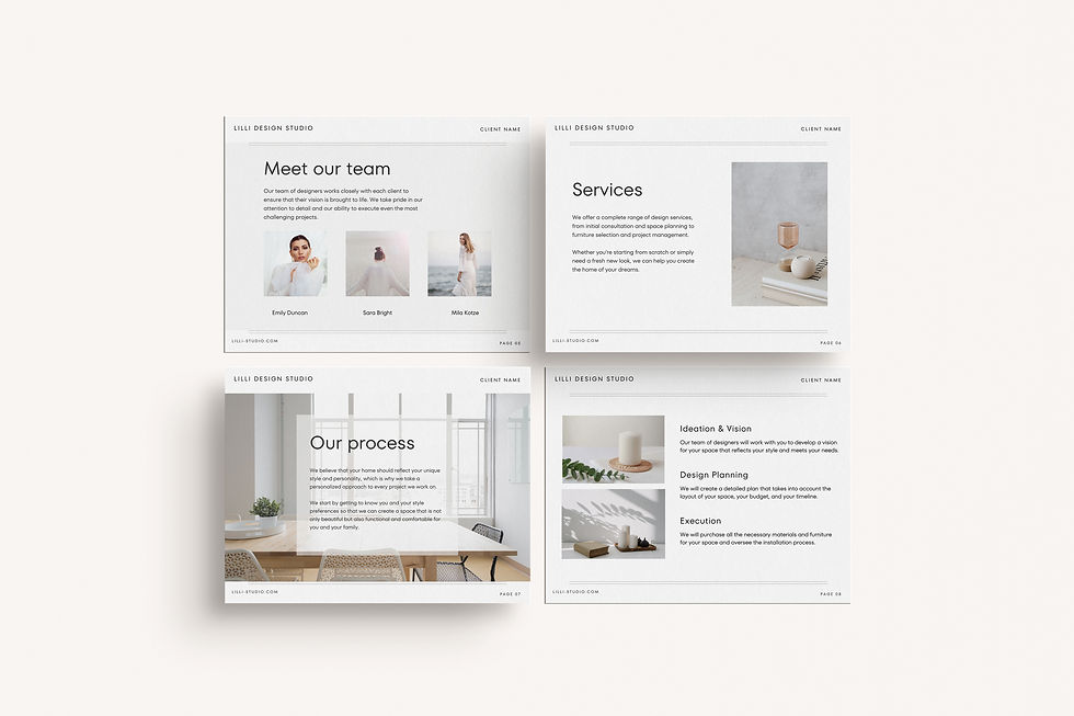 Thumbnail: LILI — Client Presentation Deck